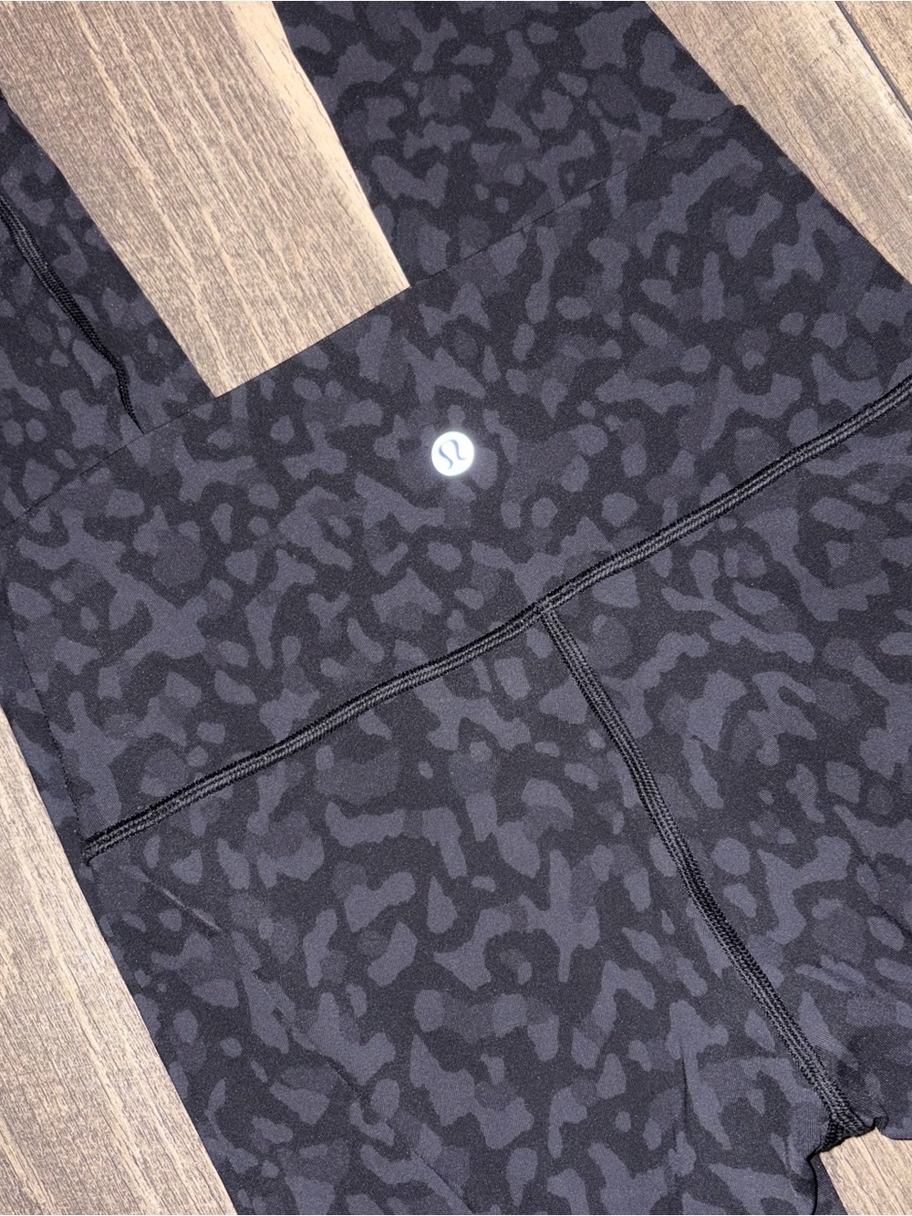 lululemon athletica Black Camo Print Leggings